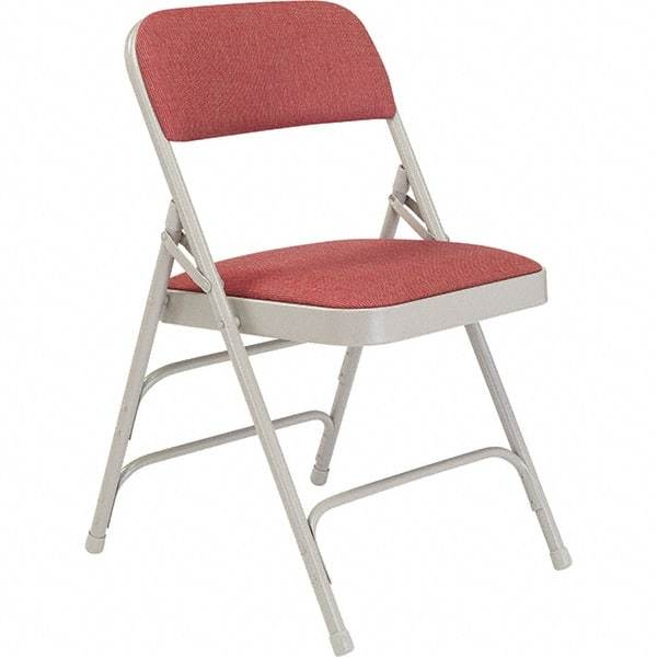 NPS - Folding Chairs Pad Type: Folding Chair w/Fabric Padded Seat Material: Steel - Industrial Tool & Supply
