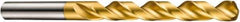 DORMER - 0.2283" 130° High Speed Steel Jobber Drill - TiN Finish, Right Hand Cut, Spiral Flute, Straight Shank, 93mm OAL, ADX Point - Industrial Tool & Supply