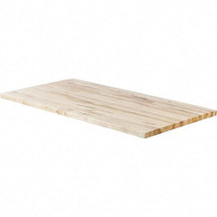 Made in USA - Maple Comfort Edge Workbench & Workstation Work Bench Top - Use with Edsal Workbenches - Industrial Tool & Supply