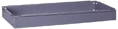 Edsal - 36" Long x 24" Wide x 3-1/2" High, Cart Extra Tray - Steel - Industrial Tool & Supply