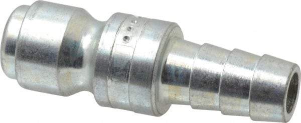 Coilhose Pneumatics - Hose Barb Tru-Flate Automotive Pneumatic Hose Connector - Plated Steel, 3/8" Body Diam, 3/8" Hose ID - Industrial Tool & Supply