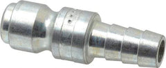 Coilhose Pneumatics - Hose Barb Tru-Flate Automotive Pneumatic Hose Connector - Plated Steel, 3/8" Body Diam, 3/8" Hose ID - Industrial Tool & Supply