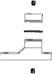 Coilhose Pneumatics - Filter Connecting Clamp Kit - Includes 2 Connecting Clamps, 2-Set Screws, 1 O-Ring & 1 Allen Wrench, For Use with Coilhose 27 Series & Filter/Regulator Combination Units - Industrial Tool & Supply