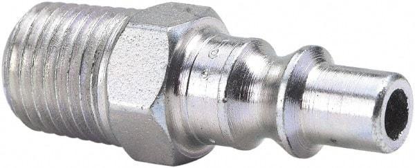 Coilhose Pneumatics - 3/4 Male NPT Industrial Pneumatic Hose Connector - Plated Steel, 3/4" Body Diam - Industrial Tool & Supply