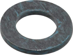 Metric Blue - M16 Screw, Alloy Steel Standard Flat Washer - 17.52mm ID x 32mm OD, 3.1mm Thick, Plain Finish - Industrial Tool & Supply