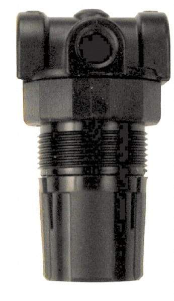 Coilhose Pneumatics - 1/4 NPT Port, 9 CFM, Zinc Miniature Regulator - 0 to 50 psi Range, 250 Max psi Supply Pressure, 1/8" Gauge Port Thread, 1-1/2" Wide x 2-7/8" High - Industrial Tool & Supply