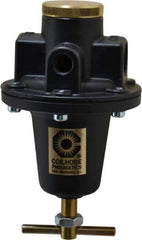 Coilhose Pneumatics - 1/2 NPT Port, 80 CFM, Cast Aluminum Heavy-Duty T-Handle Regulator - 0 to 125 psi Range, 250 Max psi Supply Pressure, 1/4" Gauge Port Thread, 4" Wide x 7" High - Industrial Tool & Supply