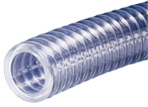 Kuriyama of America - 1/2" ID x 13/16" OD, 100' Long, PVC Tube - Clear, 150 Max psi - Industrial Tool & Supply