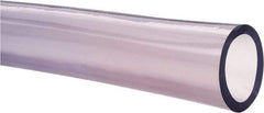 Made in USA - 1-1/2" ID x 2" OD, 1/4" Wall Thickness, Cut to Length (50' Standard Length) PVC Tube - Clear, 40 Max psi, 68 Shore A Hardness - Industrial Tool & Supply