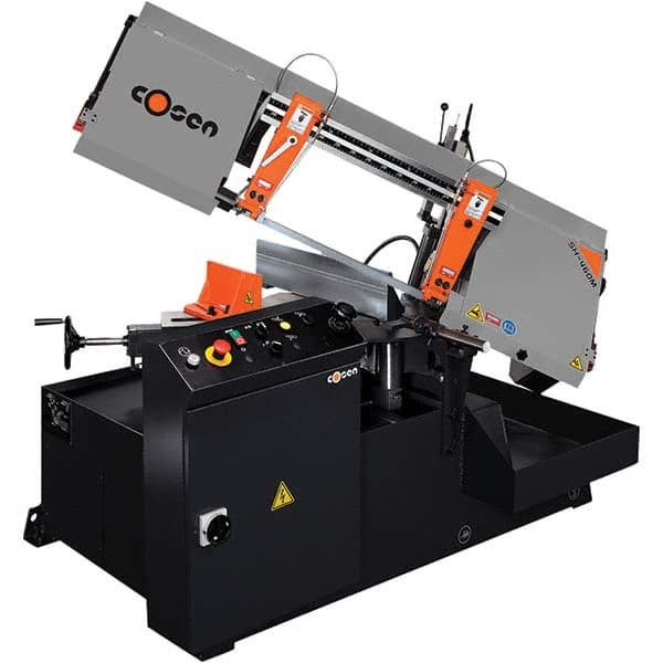 Cosen - Horizontal Bandsaws Machine Style: Semi-Automatic Drive Type: Step Pulley - Industrial Tool & Supply