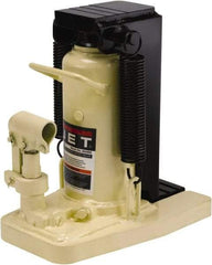 Jet - 5 Ton Capacity Toe Jack - 11-1/2" to 16-1/4" High, 10-5/8" Long x 7-3/16" Wide Base - Industrial Tool & Supply