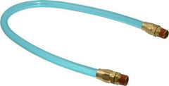 Coilhose Pneumatics - 3/8" ID 2' Long Lead-In Whip Hose - MNPT Swivel x MNPT Swivel Ends, 140 Working psi, -20 to 165°F, 3/8" Fitting, - Industrial Tool & Supply