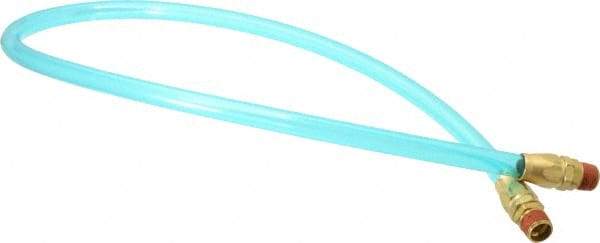 Coilhose Pneumatics - 3/8" ID 3' Long Lead-In Whip Hose - MNPT Swivel x MNPT Swivel Ends, 140 Working psi, -20 to 165°F, 3/8" Fitting, - Industrial Tool & Supply