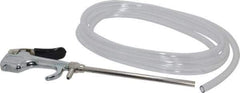 Coilhose Pneumatics - Safety Extension Tube w/Siphon Spray Thumb Lever Blow Gun with 8' Siphon Tube - 1/4 NPT - Industrial Tool & Supply