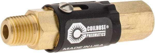 Coilhose Pneumatics - 1/4" Outlet, 145 Max psi, Inline Filters, Regulators & Lubricators - Pressure Regulator - Industrial Tool & Supply