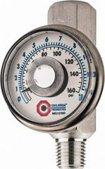 Coilhose Pneumatics - 1/4" Outlet, 160 Max psi, Inline Filters, Regulators & Lubricators - Flow Regulator with Gauge - Industrial Tool & Supply