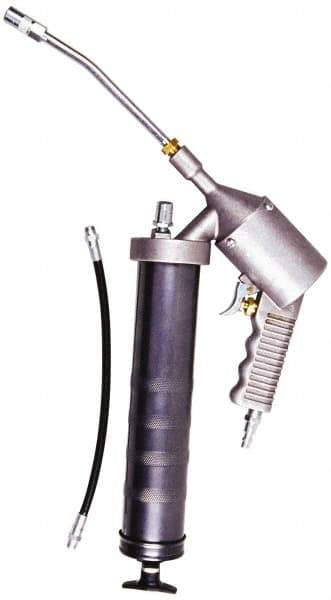 PRO-LUBE - 4,800 Max psi, Flexible Air-Operated Grease Gun - 14 oz Capacity, 1/8 Thread Outlet - Industrial Tool & Supply