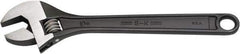 SK - 1-1/8" Jaw Capacity, 10" Standard Adjustable Wrench - Steel, Black Finish, 10" OAL - Industrial Tool & Supply
