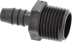 NewAge Industries - 3/8" Barb, 1/2 NPT, Multiple Barbed Tube Connector - Polyethylene, Male - Industrial Tool & Supply