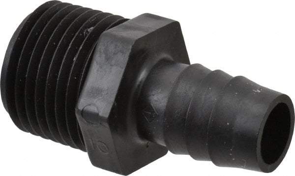 NewAge Industries - 1/2" Barb, 1/2 NPT, Multiple Barbed Tube Connector - Polyethylene, Male - Industrial Tool & Supply