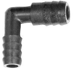 NewAge Industries - 1/2" Barb, Multiple Barbed Tube Union Elbow - Nylon - Industrial Tool & Supply