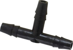 NewAge Industries - 1/4" Barb, Multiple Barbed Tube Union Tee - Polyethylene - Industrial Tool & Supply