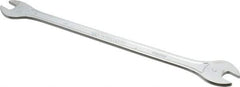 Facom - 6mm x 7mm Standard Extra Thin Open End Wrench - 5-53/64" OAL, Double End, Satin Finish, 15° Head Angle - Industrial Tool & Supply
