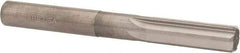 Hertel - 7/16" Solid Carbide 6 Flute Chucking Reamer - Straight Flute, Straight Shank, 1-3/8" Flute Length, 4" OAL - Industrial Tool & Supply