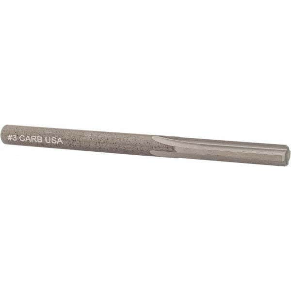 Hertel - #3 Solid Carbide 4 Flute Chucking Reamer - Industrial Tool & Supply