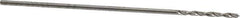 Hertel - #70 118° Solid Carbide Jobber Drill - Bright Finish, Right Hand Cut, Spiral Flute, Straight Shank, 1" OAL, Standard Point - Industrial Tool & Supply