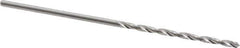 Hertel - #58 118° Solid Carbide Jobber Drill - Bright Finish, Right Hand Cut, Spiral Flute, Straight Shank, 1-1/2" OAL, Standard Point - Industrial Tool & Supply