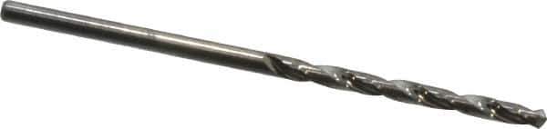 Hertel - 1/16" 118° Solid Carbide Jobber Drill - Bright Finish, Right Hand Cut, Spiral Flute, Straight Shank, 1-1/2" OAL, Standard Point - Industrial Tool & Supply
