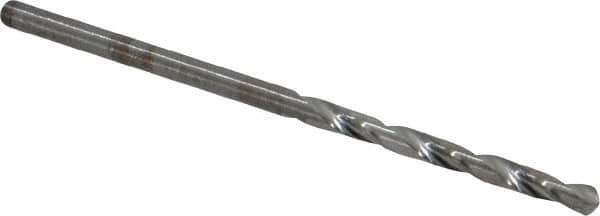 Hertel - #43 118° Solid Carbide Jobber Drill - Bright Finish, Right Hand Cut, Spiral Flute, Straight Shank, 2" OAL, Standard Point - Industrial Tool & Supply