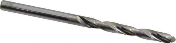 Hertel - #26 118° Solid Carbide Jobber Drill - Bright Finish, Right Hand Cut, Spiral Flute, Straight Shank, 2-1/2" OAL, Standard Point - Industrial Tool & Supply