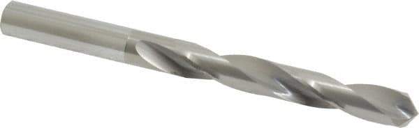 Hertel - Letter O 118° Solid Carbide Jobber Drill - Bright Finish, Right Hand Cut, Spiral Flute, Straight Shank, 3-3/4" OAL, Standard Point - Industrial Tool & Supply
