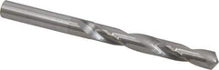 Hertel - 21/64" 118° Solid Carbide Jobber Drill - Bright Finish, Right Hand Cut, Spiral Flute, Straight Shank, 4" OAL, Standard Point - Industrial Tool & Supply