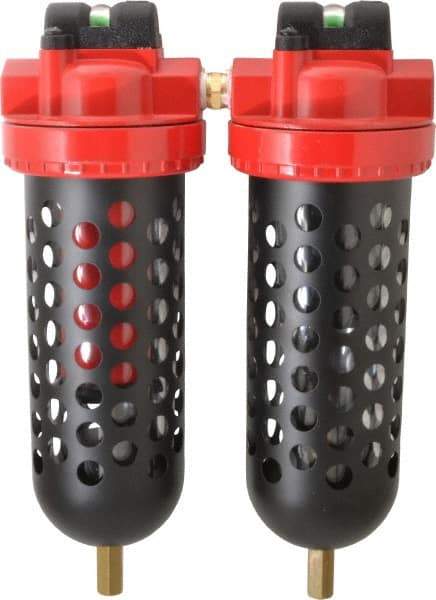 RTI Eliminizer - 3/8" 60 SCFM Air Dryer/Filter Unit - Polycarbonate, 8-1/2" Wide x 11-1/2" High - Industrial Tool & Supply