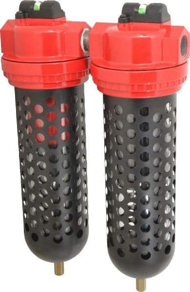 RTI Eliminizer - 3/4" 90 SCFM Air Dryer/Filter Unit - Polycarbonate, 11" Wide x 15-1/2" High - Industrial Tool & Supply