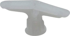 Toggler - #6 to 14 Screw, 5/16" Diam, 1-1/2" Long, 5/8 to 3/4" Thick, Plastic Toggle Drywall & Hollow Wall Anchor - 5/16" Drill, Plastic, Use in Drywall - Industrial Tool & Supply