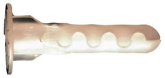 Toggler - 3/16" Diam, 3/16" Drill, 1" OAL, Plug Concrete Anchor - Plastic, Flange Head - Industrial Tool & Supply