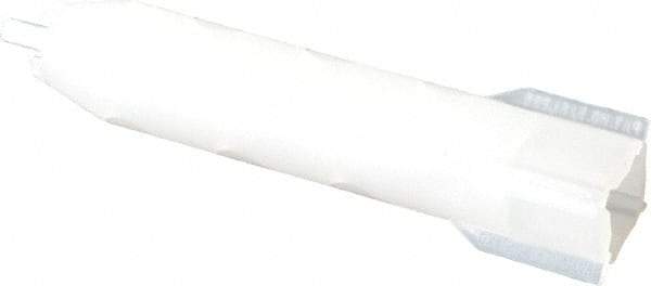 Toggler - 3/8" Diam, 3/8" Drill, 1-7/8" OAL, 1-1/8" Min Embedment Plug Concrete Anchor - Plastic, Flat Head - Industrial Tool & Supply