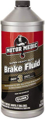 Motor Medic - 32 oz Super Heavy Duty Brake Fluid - DOT 3 Transportation - Industrial Tool & Supply