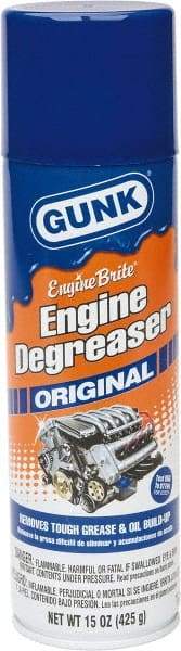 Gunk - Engine Cleaner/Degreaser - 15 oz Aerosol Can - Industrial Tool & Supply