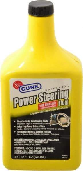 Motor Medic - 32 oz Power Steering Fluid - Nonfoaming - Industrial Tool & Supply