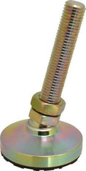 Gibraltar - 3/4-10 Bolt Thread, Studded Pivotal Stud Mount Leveling Pad & Mount - 7,400 Max Lb Capacity, 3" Base Diam - Industrial Tool & Supply