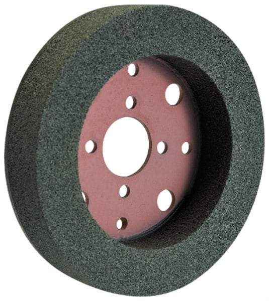 Norton - 6" Diam, 4" Hole Size, 1-1/4" Overall Thickness, 60 Grit, Type 2 Tool & Cutter Grinding Wheel - Medium Grade, Silicon Carbide, I Hardness, Vitrified Bond, 3,600 RPM - Industrial Tool & Supply
