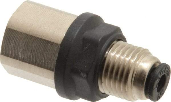 Legris - 1/8" Outside Diam, 1/8 NPT, Brass Push-to-Connect Tube Female Bulkhead - 290 Max psi - Industrial Tool & Supply