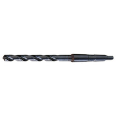 ‎1-1/8 RHS / RHC HSS 118 Degree Radial Point General Purpose Taper Shank Drill - Steam Oxide