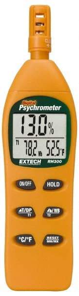 Extech - Digital Psychrometers Type: Humidity/Dew Point Digital Psychrometer Minimum Dew Point (F): -90.4 - Industrial Tool & Supply