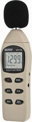 Extech - A and C Frequency Weight, LCD Display Sound Meter - 40 to 130 Decibels - Industrial Tool & Supply